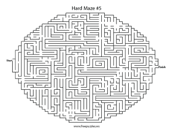 Hard Maze Puzzle #5