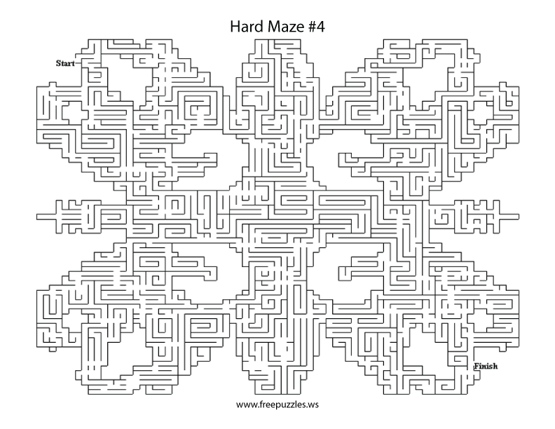 Hard Maze Puzzle #4