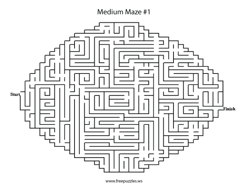 Medium Maze Puzzle #1