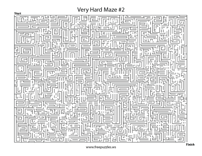 Very Hard Maze Puzzle #2