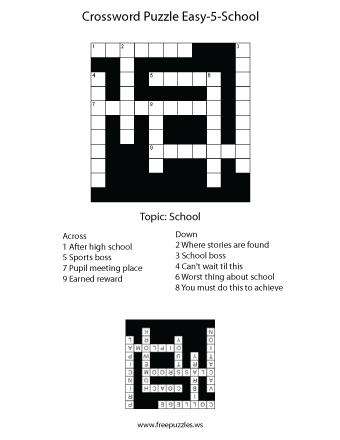 Easy Crossword Puzzle #5