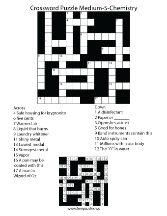 Medium Crossword Puzzle #5