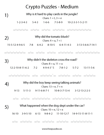 Medium Crypto Puzzles