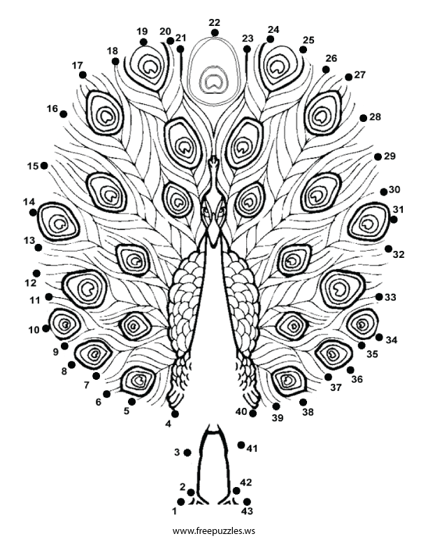 Easy Dot To Dot Puzzle #5