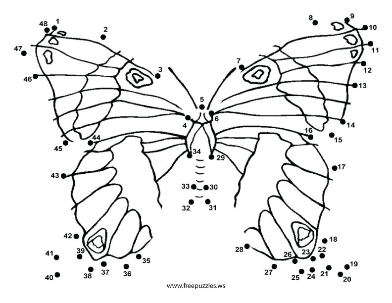 Medium Dot To Dot Puzzle #1