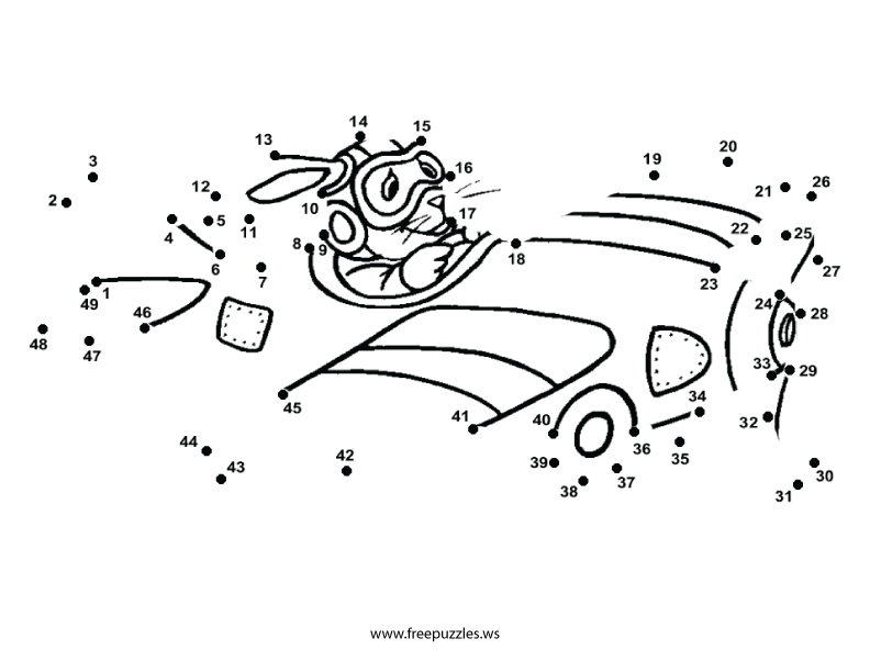 Medium Dot To Dot Puzzle #3