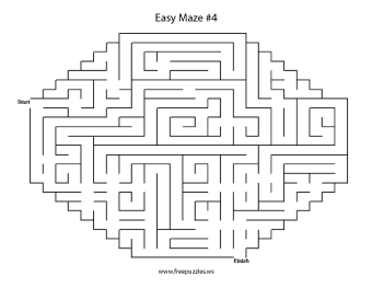 Easy Maze Puzzle #4