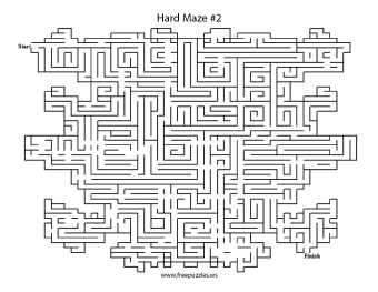 Hard Maze Puzzle #2