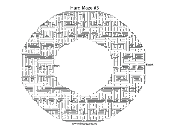 Hard Maze Puzzle #3