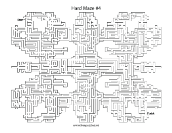 Hard Maze Puzzle #4