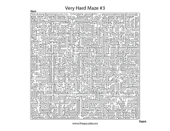 Very Hard Maze Puzzle #3