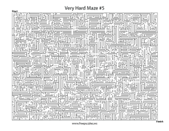 Very Hard Maze Puzzle #5