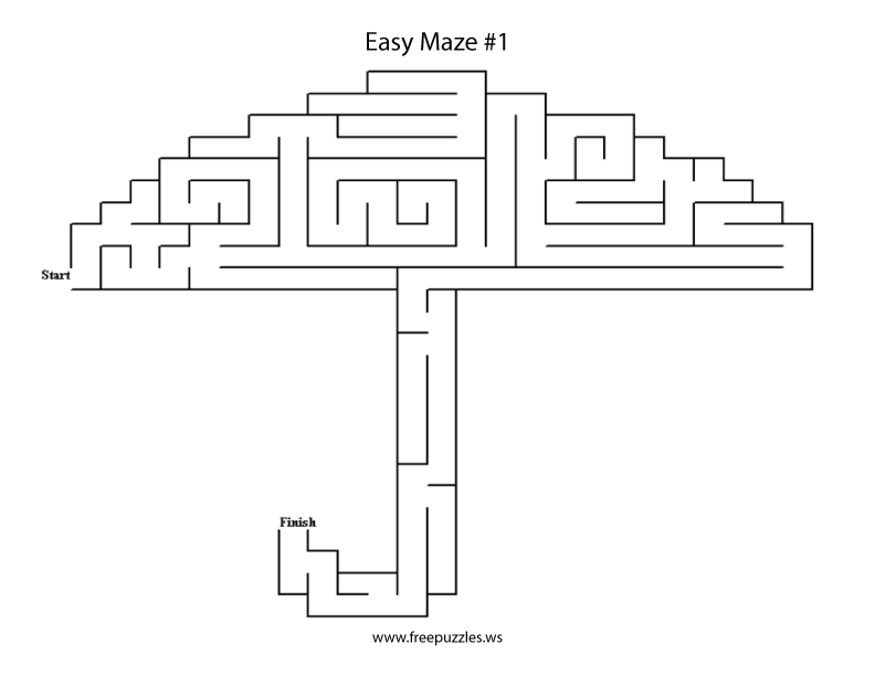 Easy Maze Puzzle #1