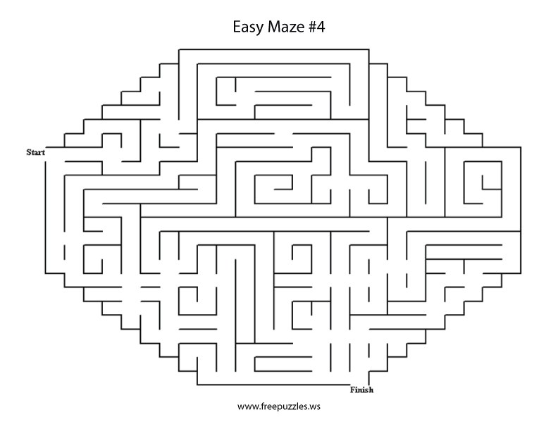 Easy Maze Puzzle #4