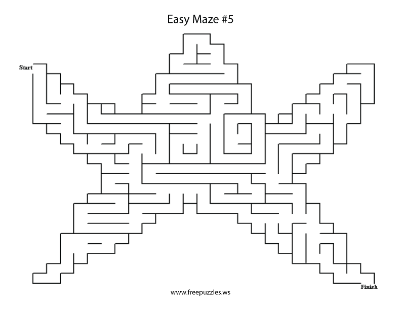 Easy Maze Puzzle #5