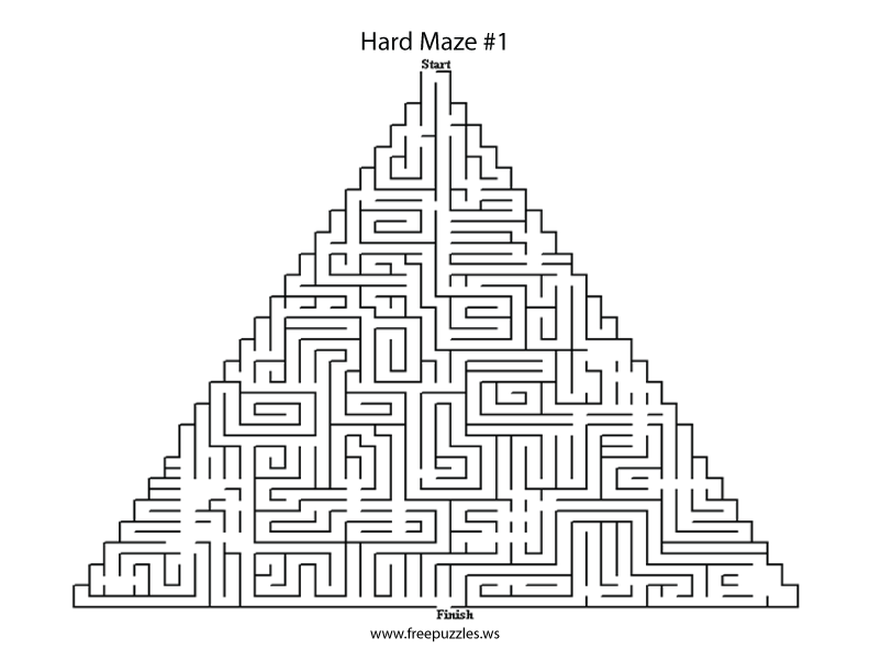 Hard Maze Puzzle #1