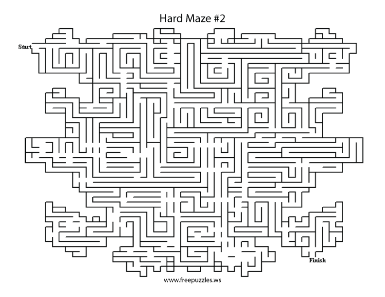 Hard Maze Puzzle #2