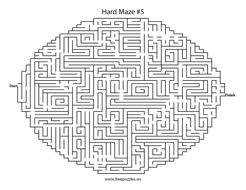 Hard Maze Puzzle #5