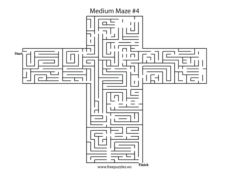 Medium Maze Puzzle #4