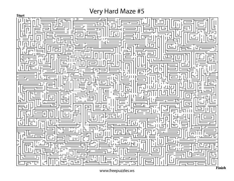 Very Hard Maze Puzzle #5